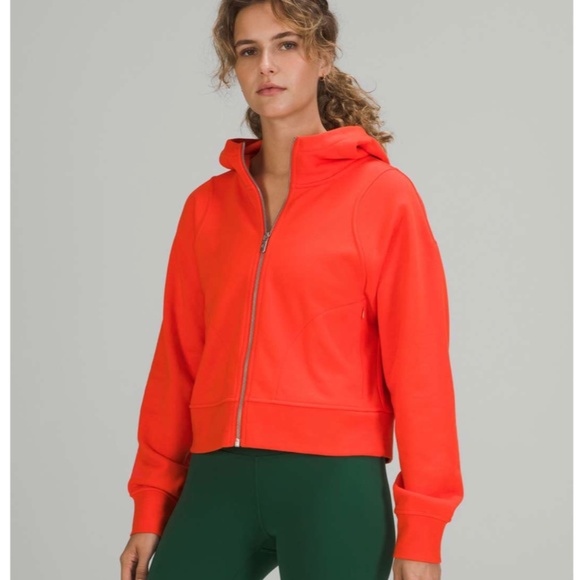 lululemon athletica Sweaters - Lululemon Cotton French Terry Zip Hoodie size 4